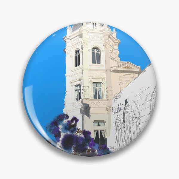 Item preview, Casino del Sardinero, Santander, Blue Background designed and sold by AnaSanSegundo.