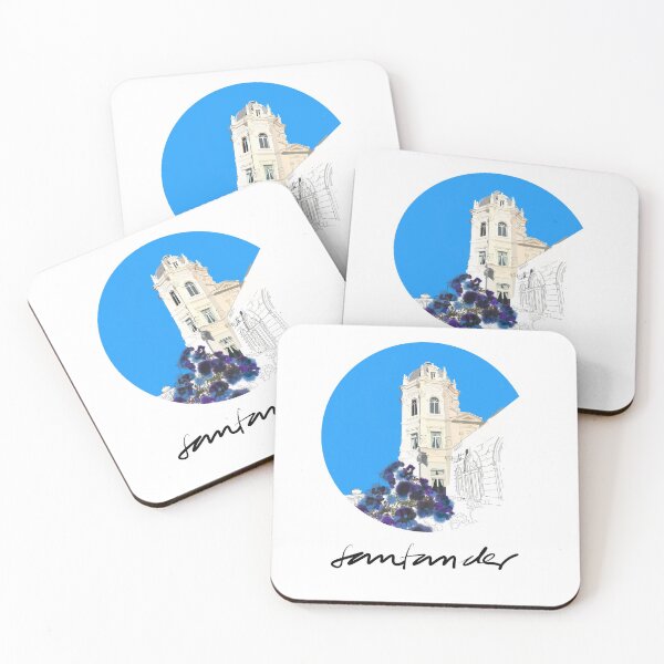 Item preview, Casino del Sardinero, Santander, Blue Background designed and sold by AnaSanSegundo.