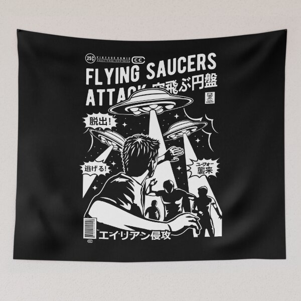 Item preview, Flying saucers attack | ufo fans gift. designed and sold by paulo silveira.
