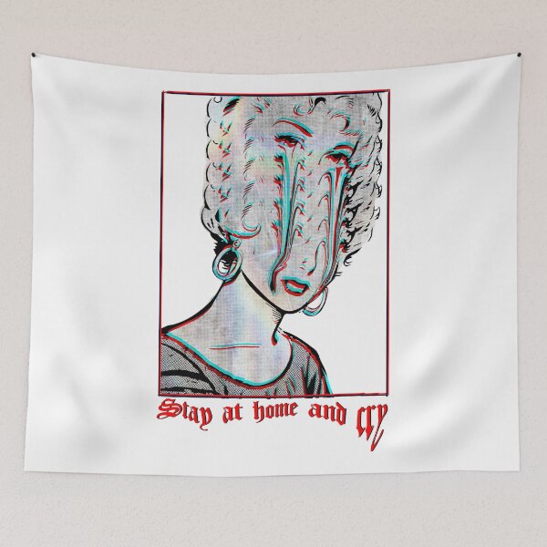 Item preview, stay at home and cry designed and sold by Michele Rota.
