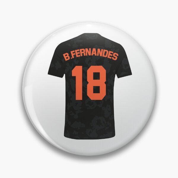 Item preview, Bruno Fernandes MUFC Black Rose Jersey designed and sold by Hevding.