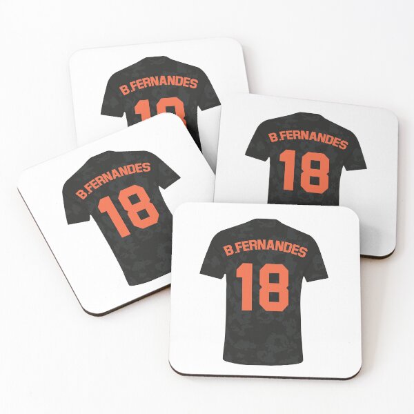 Item preview, Bruno Fernandes MUFC Black Rose Jersey designed and sold by Hevding.