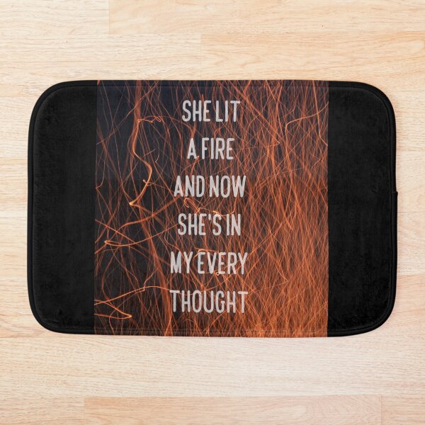 Item preview, Ella encendió un fuego - Lord Huron designed and sold by NikkiMouse82.