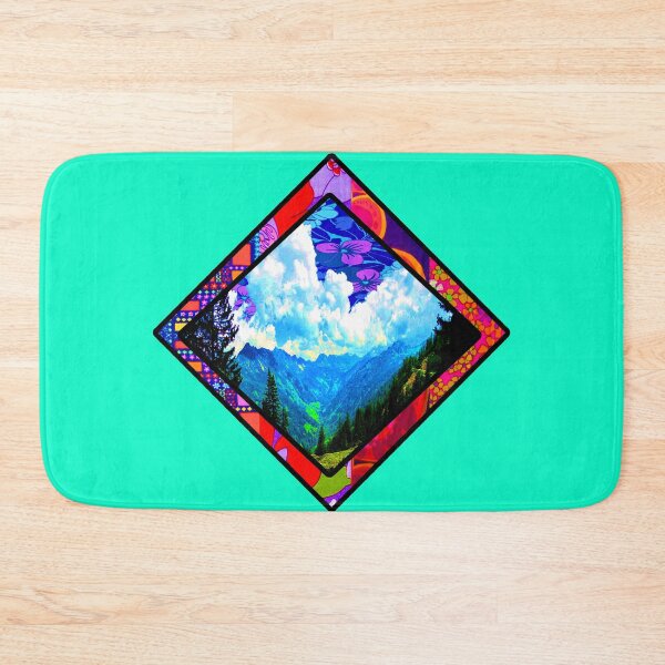 Item preview, Retro Hippy Mountains  designed and sold by artbyomega.