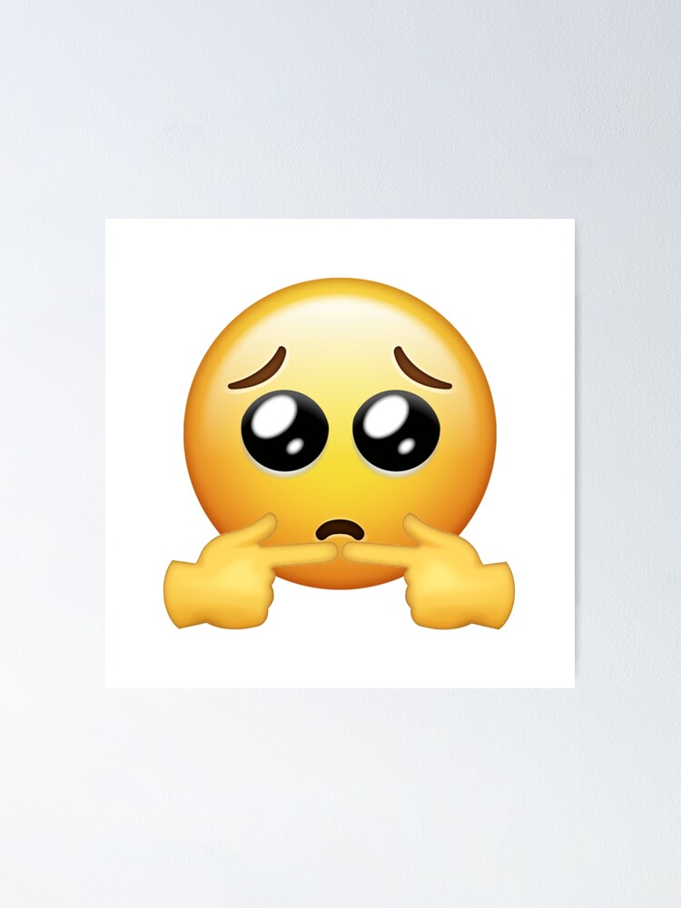 "Shy Emoji" Poster by leojj | Redbubble