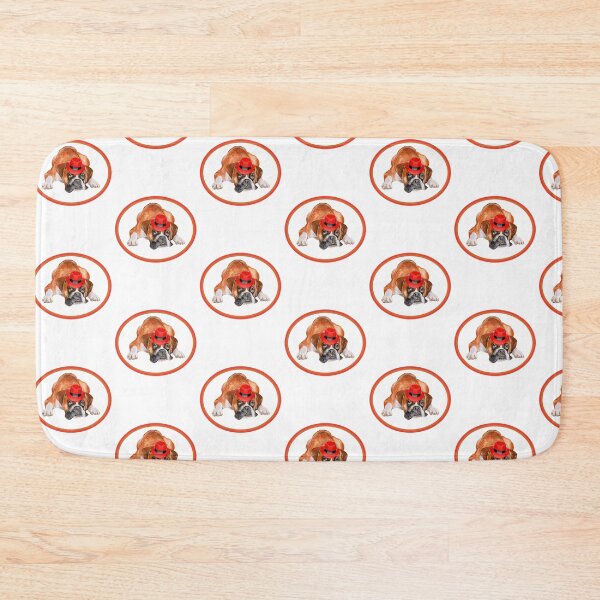 Item preview, Funny Boxer in Red Hat! Especially for Boxer dog owners! designed and sold by rs-designs.