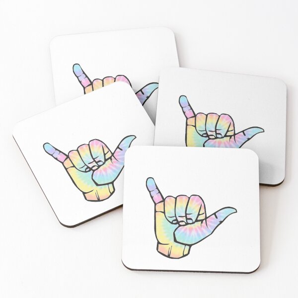 Item preview, tie dye surfs up design designed and sold by stickerdesignss.