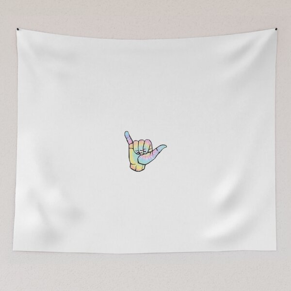 Item preview, tie dye surfs up design designed and sold by stickerdesignss.