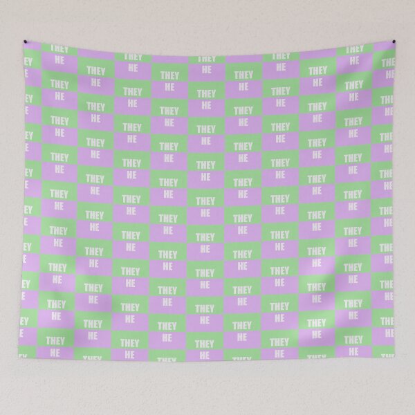 Item preview, They/He Genderqueer Pride designed and sold by keatonposada.