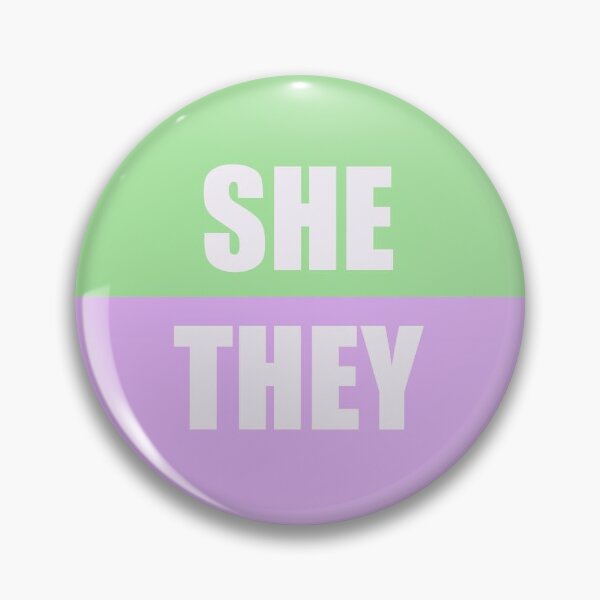 Item preview, She/They Genderqueer Pride designed and sold by keatonposada.