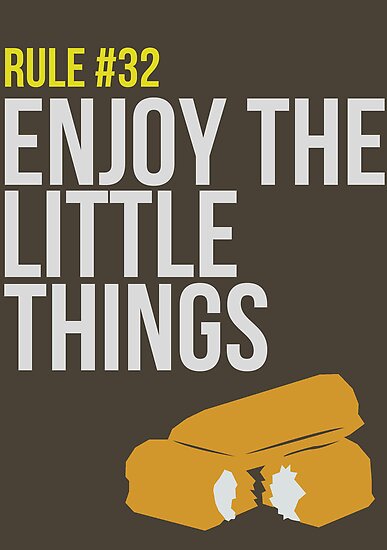 zombie-survival-guide-rule-32-enjoy-the-little-things-posters-by