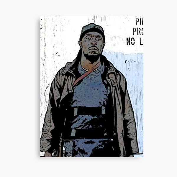 Item preview, Omar Little, The Wire, Comic Book Character Art, Michael K Williams designed and sold by Nicolette Olivier.