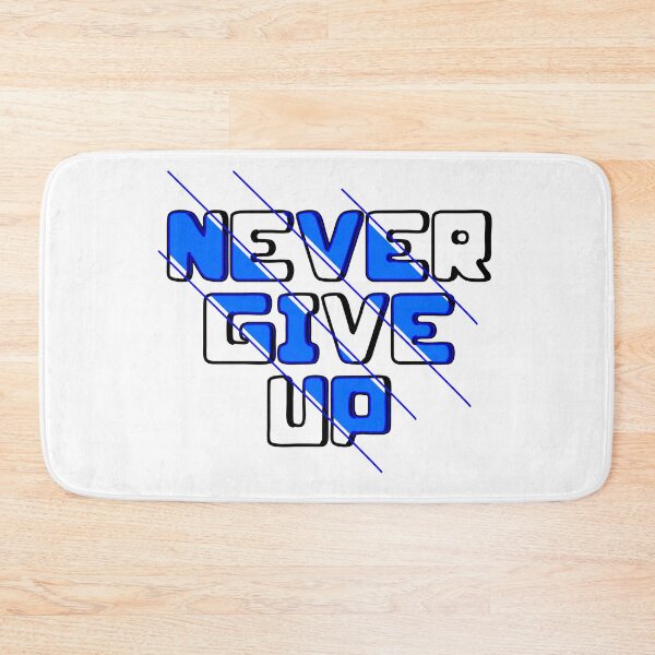 Item preview, Never give up designed and sold by NerdySherds.