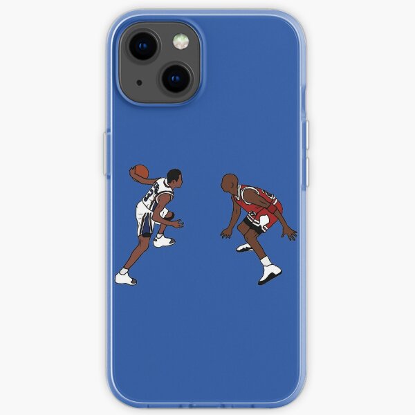 Allen Iverson Crosses Over Michael Jordan iPhone Soft Case