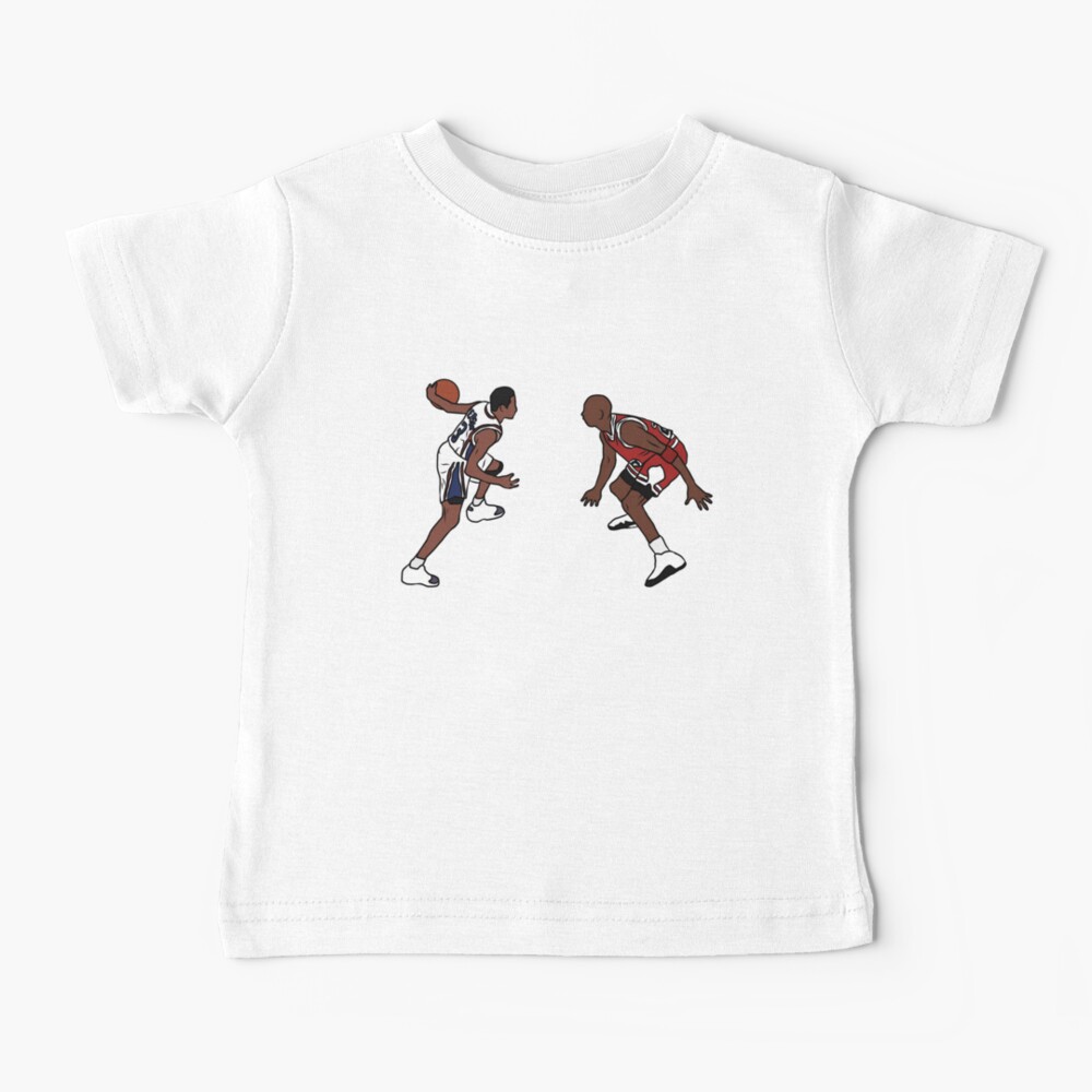 Allen Iverson Crosses Over Michael Jordan Baby T-Shirt