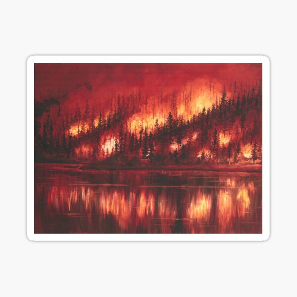 Forest Fire Sticker