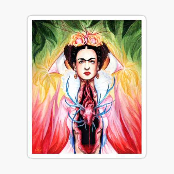 Frida Kahlo Open-hearted Sticker