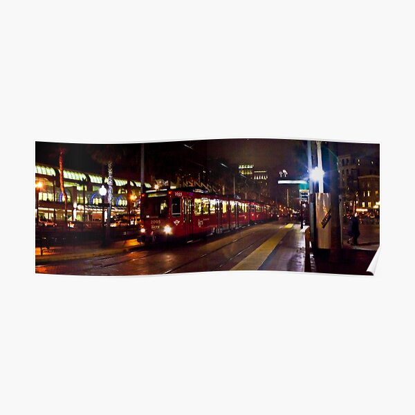 San Diego Night Trolley Poster