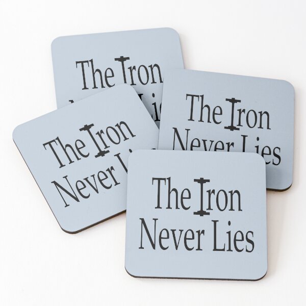 Item preview, The Iron Never Lies Shirt, Workout Clothes, Gym Shirt, Womens, Mens, Tshirts, DAM Creative, designed and sold by DAM Creative ⭐⭐⭐⭐⭐.