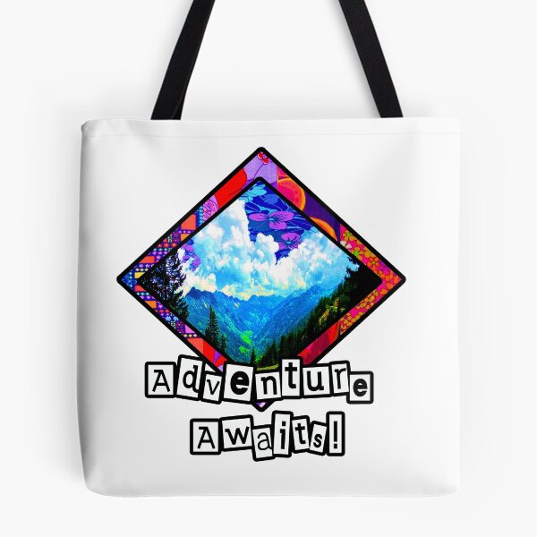 Item preview, Adventure Awaits Mountains  designed and sold by artbyomega.