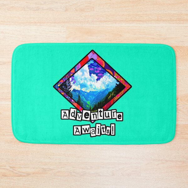 Item preview, Adventure Awaits Mountains  designed and sold by artbyomega.