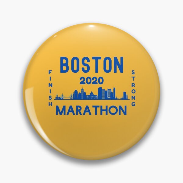 Item preview, Boston Marathon 2020 - 5K, 10K, Full, Half Marathoner Gift, Runner's Gift, Running Gift,  Blue, Yellow designed and sold by RaceRunnerz-.