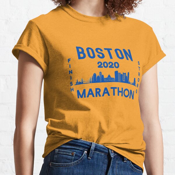Boston strong blue yellow T-Shirt | Zazzle
