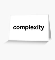 complexity Greeting Card