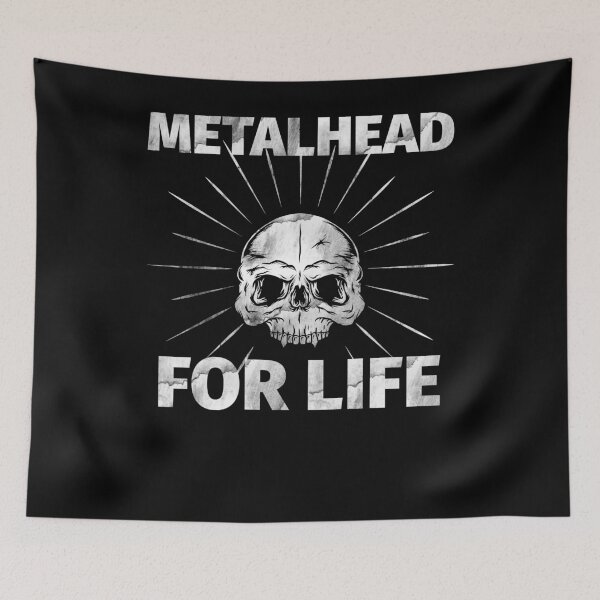 Item preview, Heavy Metal Metalhead Skull Metallers Headbanger designed and sold by playloud.