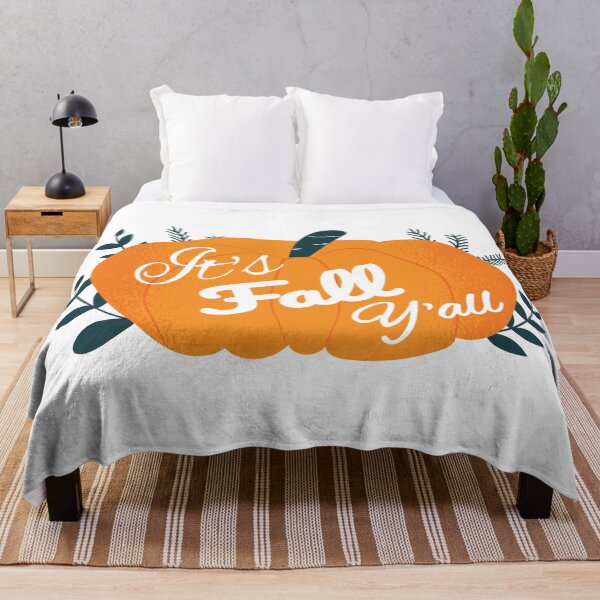 Item preview, It's Fall Yall Pumpkin graphic designed and sold by RedmonsDesigns.