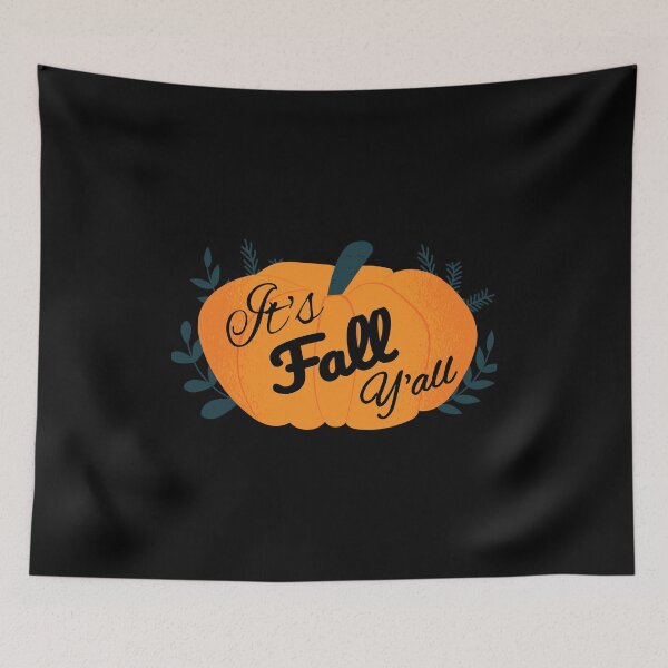 Item preview, It's Fall Yall Pumpkin graphic designed and sold by RedmonsDesigns.