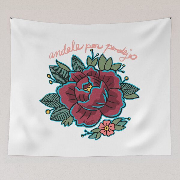 Item preview, Ándale por Pendeja rose tattoo designed and sold by cortezmadeco.