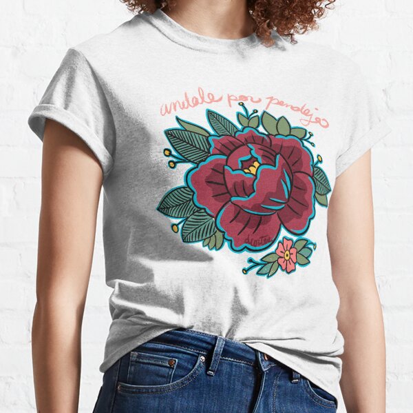 Item preview, Ándale por Pendeja rose tattoo designed and sold by cortezmadeco.
