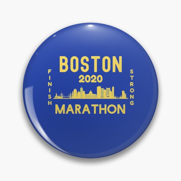 Item preview, Boston Marathon 2020 - 5K, 10K, Full, Half Marathoner Gift, Runner's Gift, Running Gift,  Blue, Yellow designed and sold by RaceRunnerz-.