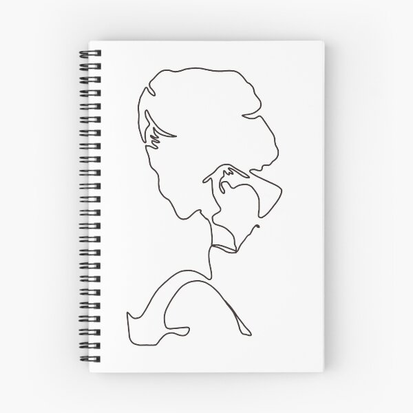 Item preview, Audrey Hepburn single line drawing designed and sold by edgeofthesand.