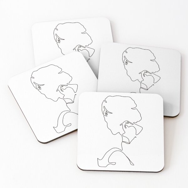 Item preview, Audrey Hepburn single line drawing designed and sold by edgeofthesand.