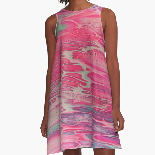 Mesmeric Magenta A-Line Dress