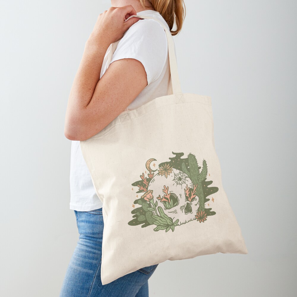 Desert Skull Tote Bag