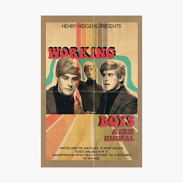 Working Boys The Guy Who Didn’t Like Musicals Photographic Print