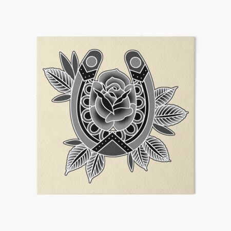 Olivia Harrison on Instagram Delicate lil horseshoe  rose for Nicole    Horse shoe tattoo Floral tattoo design Horse tattoo