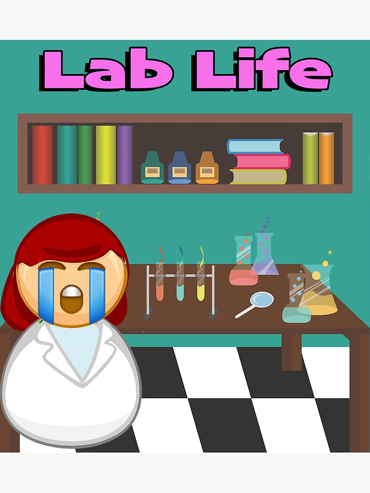 Thumbnail 3 of 3, Sticker, Lab Life designed and sold by DNAtured.