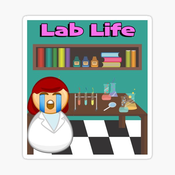 Lab Life Sticker