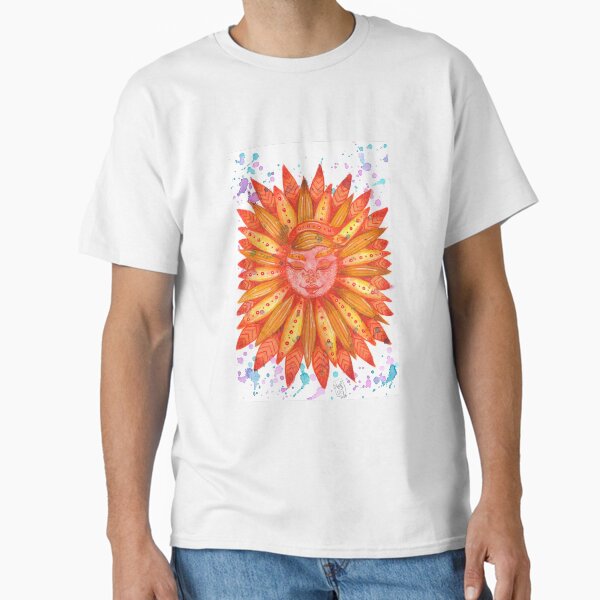 Artikel-Vorschau von  Sonnenblumengesicht in Aquarell dargestellt, designt und verkauft von Nayiart.