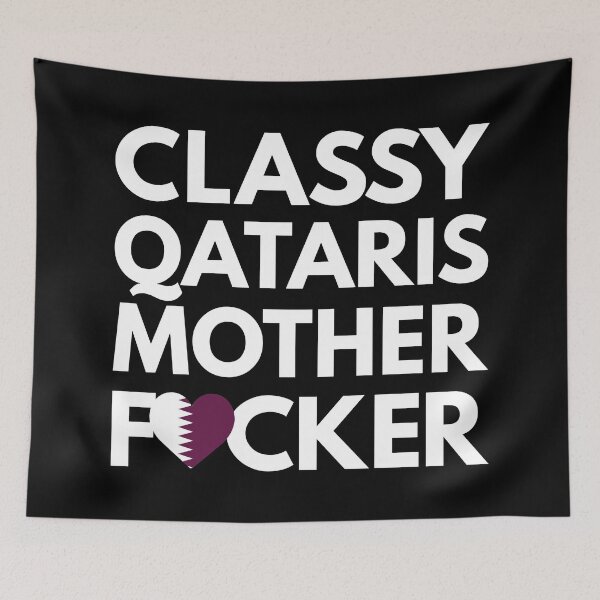 Item preview, Classy Qataris MF Mother Focker Qatar designed and sold by HelloFromAja.