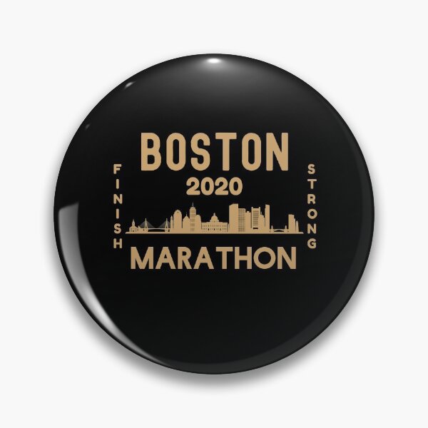 Item preview, Boston Marathon 2020 - 5K, 10K, Full, Half Marathoner Gift, Runner's Gift, Running Gift,  Gold, Yellow, Black designed and sold by RaceRunnerz-.