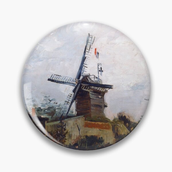 Item preview, Windmills on Montmartre (1886) By van Gogh designed and sold by knightsydesign.