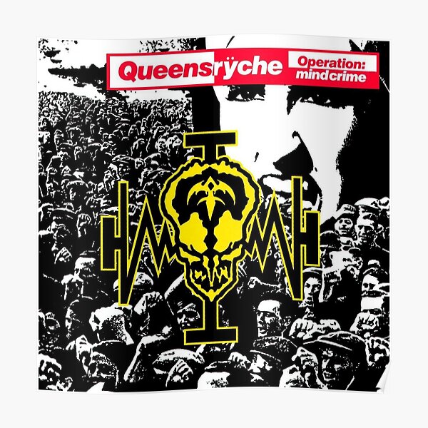 Queensrych Operation Mindcrime Album Cover Single Canvas Wall Art Poster Print