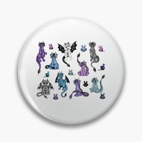 Item preview, Dragons, Dragy & Mimis white designed and sold by Pezi-Creation.