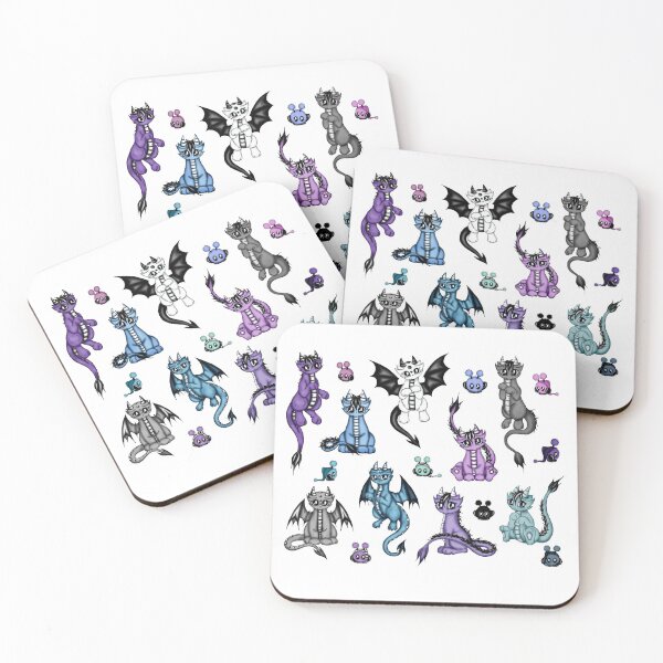 Item preview, Dragons, Dragy & Mimis white designed and sold by Pezi-Creation.