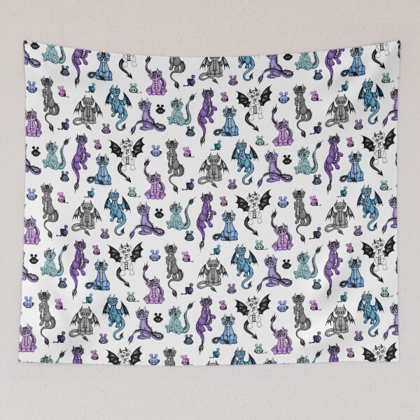 Item preview, Dragons, Dragy & Mimis white designed and sold by Pezi-Creation.